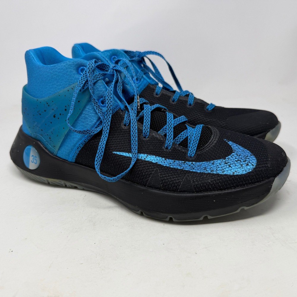 Nike Basketball Shoes Mens 10.5 KD Trey 5 IV Black Blue EUC 844589-040